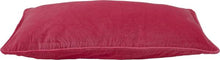 Indlæs billede til gallerivisning Velourpudebetræk med kantbånd i samme farve