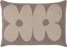Indlæs billede til gallerivisning Pudebetræk - DAISY - Brun og beige