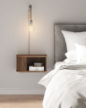 Indlæs billede til gallerivisning Sengebord No. 129 - Bedside table BPS129 i lakeret Valnød