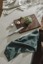 Indlæs billede til gallerivisning Tilbud - 2 stk. Hør Viskestykker for 299,- i farven Forest green