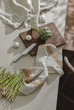 Indlæs billede til gallerivisning Tilbud - 2 stk. Hør Viskestykker for 299,- i farven Sandy stripes