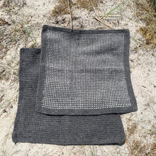 Indlæs billede til gallerivisning Filipa Baby uld Tæppe - Grå/hvid