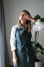 Indlæs billede til gallerivisning Forklæde - Forest green