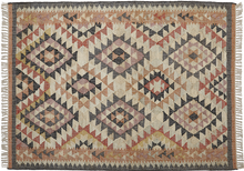 Indlæs billede til gallerivisning Jute Kelim rug, LULU, pink, orange, peach