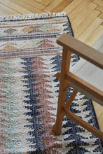 Indlæs billede til gallerivisning Jute Kelim rug, FIR, black, brown, beige