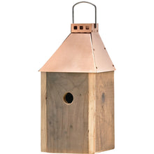 Indlæs billede til gallerivisning Kobber Mini 'Birdy Sleep Wall' Fuglehus