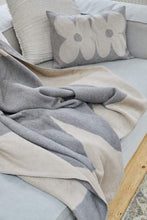 Indlæs billede til gallerivisning Pudebetræk - DAISY - Brun og beige