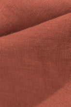Indlæs billede til gallerivisning Sengetøjsæt i hør (2 -delt) - Terracotta