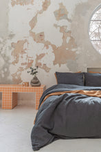 Indlæs billede til gallerivisning Sengetøjsæt i hør (2 -delt) - Midnight