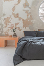 Indlæs billede til gallerivisning Sengetøjsæt i hør (2 -delt) - Midnight