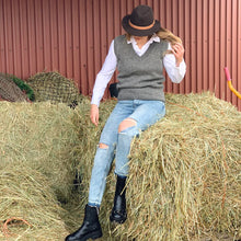 Indlæs billede til gallerivisning Monte Uld Vest Grå