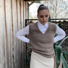 Indlæs billede til gallerivisning Monte Uld Vest Brun
