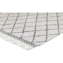Indlæs billede til gallerivisning Indendørs shaggy bomuldstæppe - MOROCCO - Grå