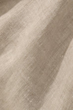 Indlæs billede til gallerivisning Hørdug RUND - Natural melange, ø200cm, ø230cm