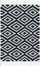 Indlæs billede til gallerivisning Udendørs/indendørs tæppe - APACHE - Sort/Blå