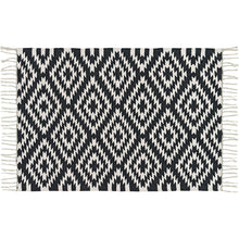 Indlæs billede til gallerivisning Udendørs/indendørs tæppe - APACHE - Sort/Blå