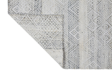 Indlæs billede til gallerivisning PET kelim - ATHENS - Grey/ivory
