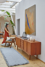 Indlæs billede til gallerivisning PET mat - LIMA - Grey/ecru