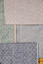 Indlæs billede til gallerivisning PET rug - BOUCLÉ - Aqua/tan