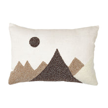 Indlæs billede til gallerivisning Pude - AKIKO - Brun og hvid