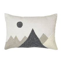 Indlæs billede til gallerivisning Pude - AKIKO - Grå og hvid