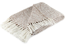 Indlæs billede til gallerivisning Plaid - ZEN- Tan/cognac/sand