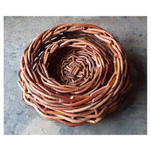 Indlæs billede til gallerivisning Runde Rattanbowle