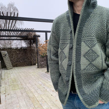 Indlæs billede til gallerivisning Savo Uld Cardigan - Armygrøn