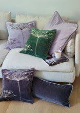 Indlæs billede til gallerivisning Velour pudebetræk - OMBRELLE - Lavendel