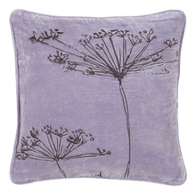 Indlæs billede til gallerivisning Velour pudebetræk - OMBRELLE - Lavendel