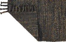 Indlæs billede til gallerivisning Jute kelim DHAKA I black