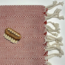 Indlæs billede til gallerivisning Hamamhåndklæde - paprika