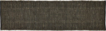 Indlæs billede til gallerivisning Seagras runner SAIGON with recycled cotton I black