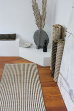 Indlæs billede til gallerivisning Seagras runner SAIGON with recycled cotton I white
