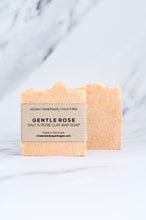 Indlæs billede til gallerivisning Gentle Rose Organic Salt Bar Soap
