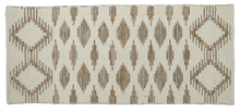 Indlæs billede til gallerivisning Wool/cotton rug - IDUN - cream/caramel
