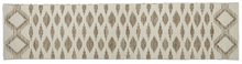 Indlæs billede til gallerivisning Wool/cotton rug - IDUN - cream/caramel
