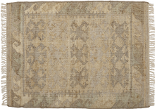 Indlæs billede til gallerivisning Jute Kelim rug, BASHIR, beige, grey
