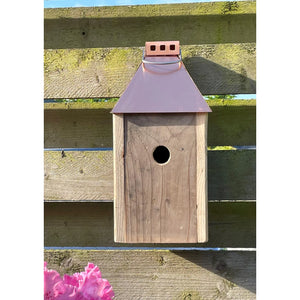 Kobber Mini 'Birdy Sleep Wall' Fuglehus