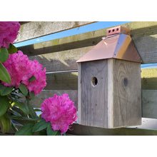 Indlæs billede til gallerivisning Kobber Mini &#39;Birdy Sleep Wall&#39; Fuglehus
