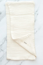 Indlæs billede til gallerivisning White Organic Cotton Kitchen Towel Double Muslin

