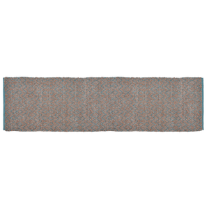 PET rug - BOUCLÉ - Aqua/tan