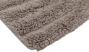 Shaggy woolen rug - SWIRL - grey