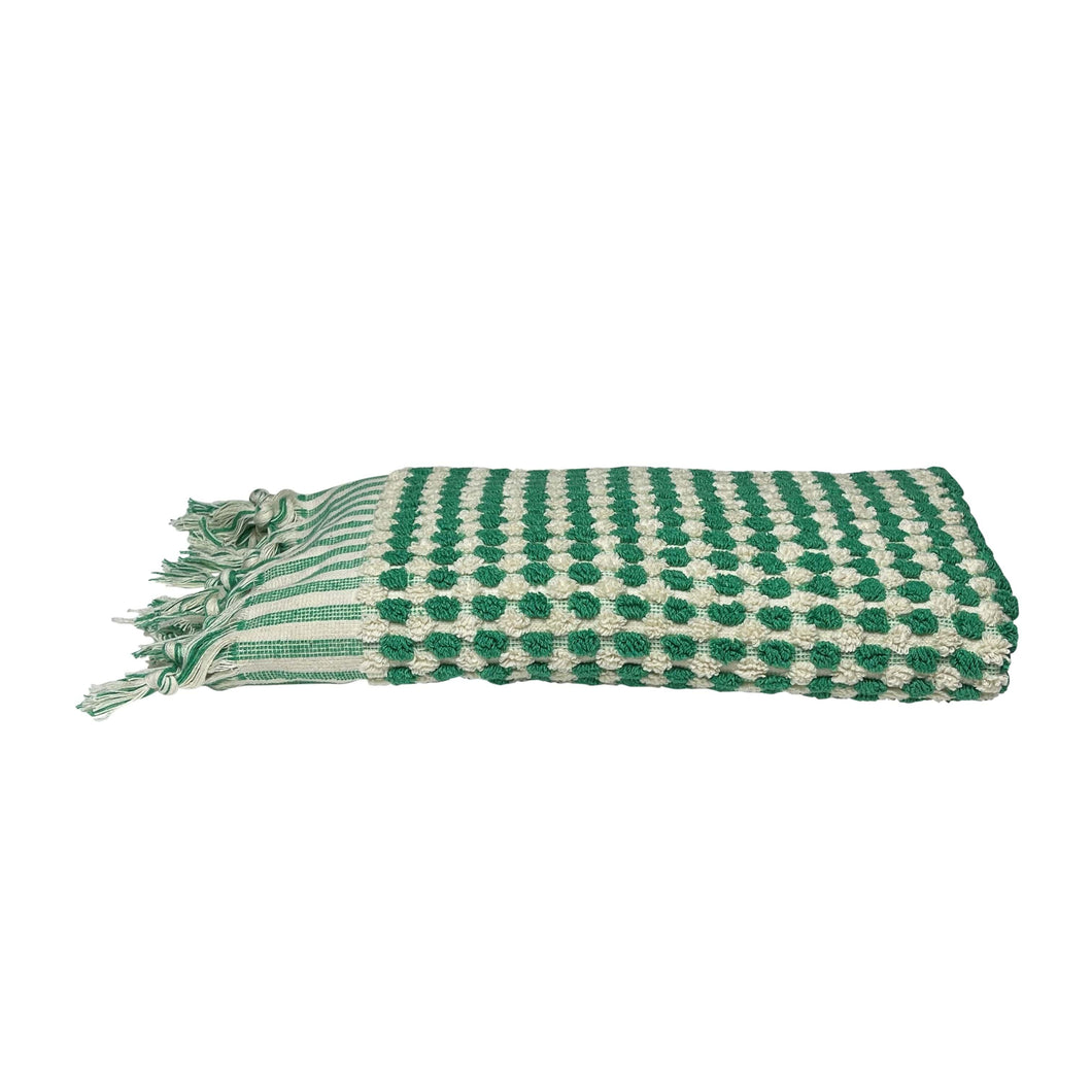 Grønt gæstehåndklæde